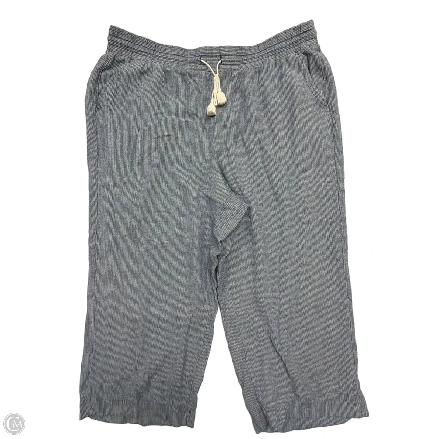Pants Cropped By Lane Bryant In Blue, Size: 20