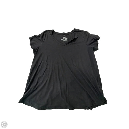 Top Short Sleeve Basic By Torrid In Black, Size: 3x