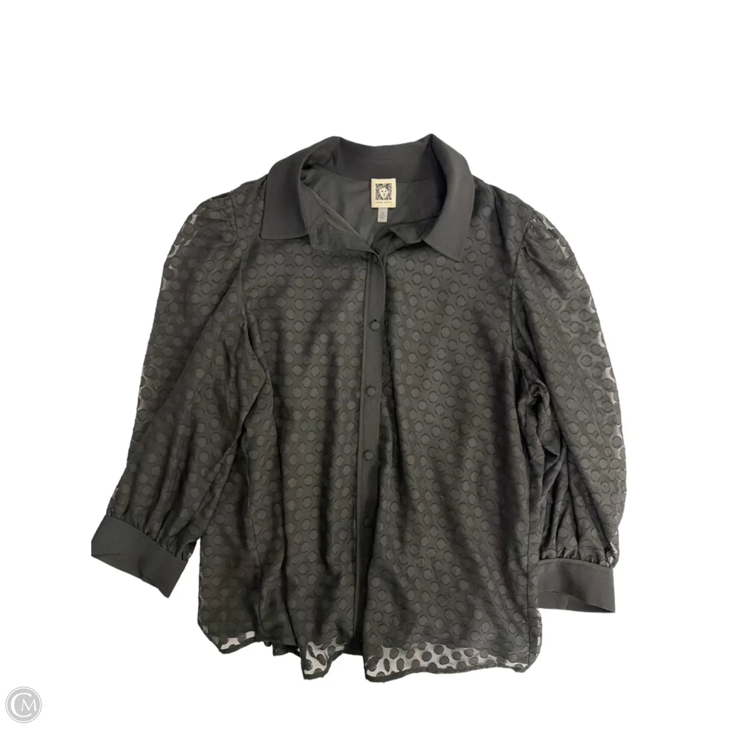 Top Sleeveless By Clothes Mentor In Black, Size: M