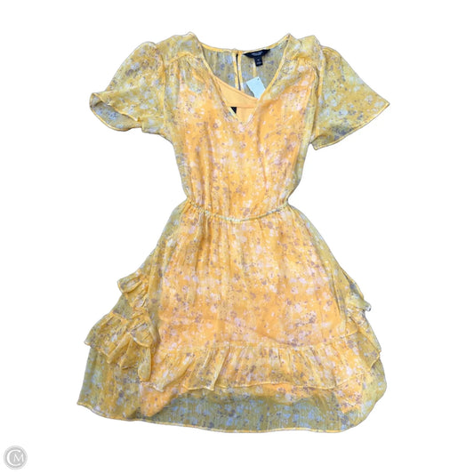 Dress Casual Midi By Simply Vera In Yellow, Size: M