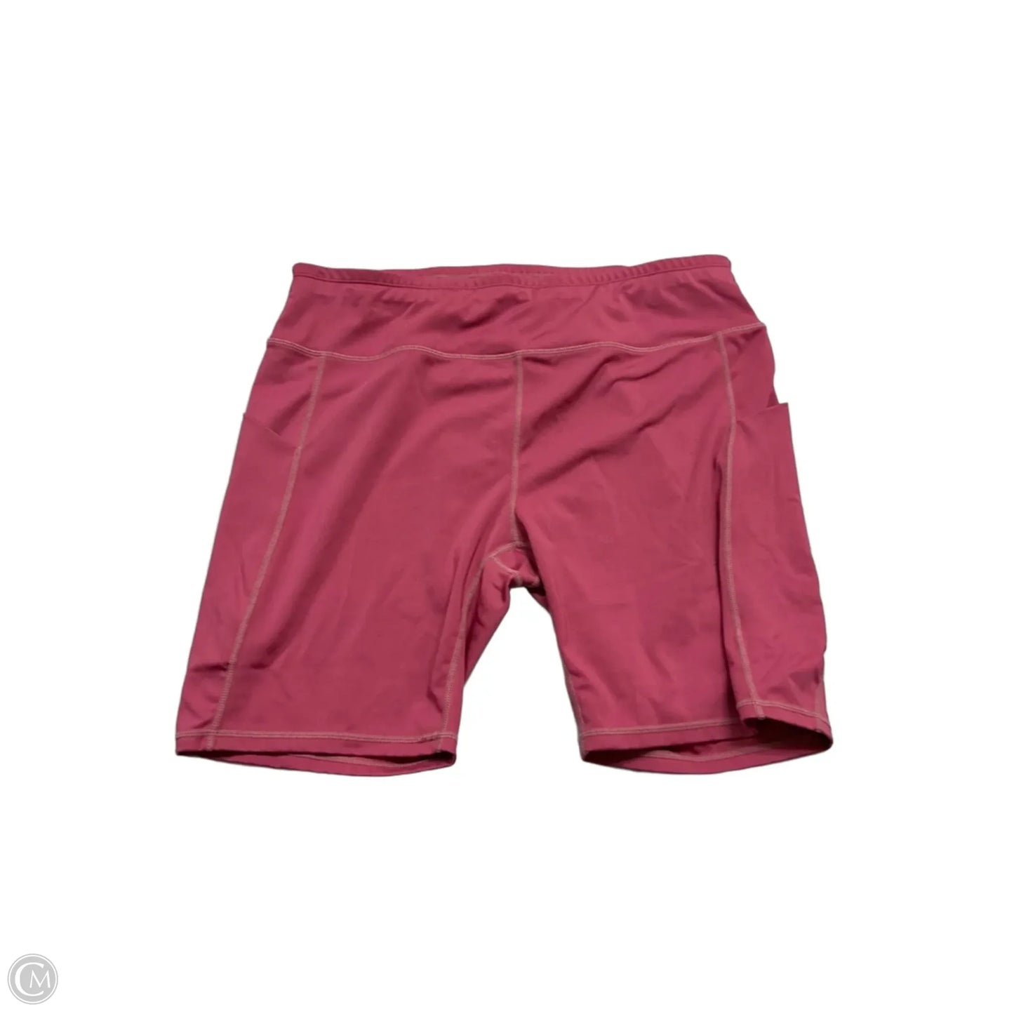 Athletic Shorts By Clothes Mentor In Pink, Size: 3x