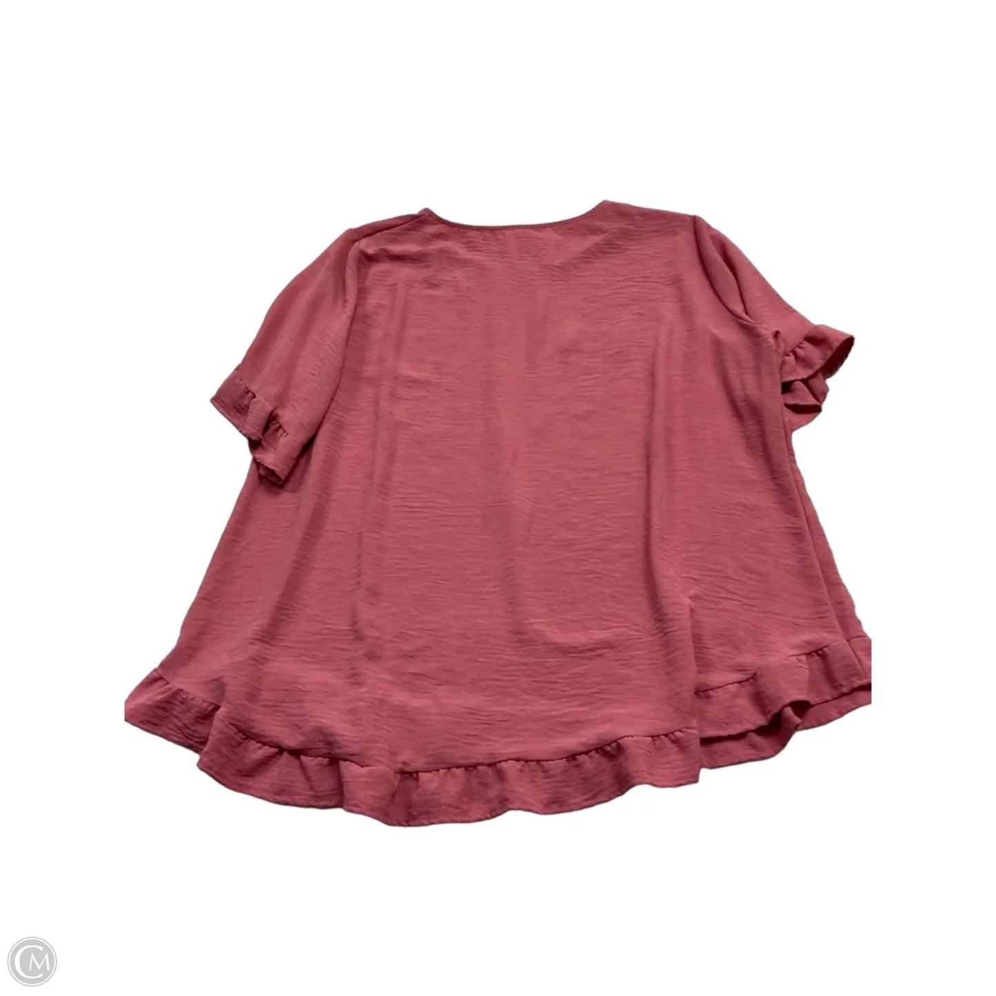 Top Short Sleeve By Clothes Mentor In Pink, Size: 5