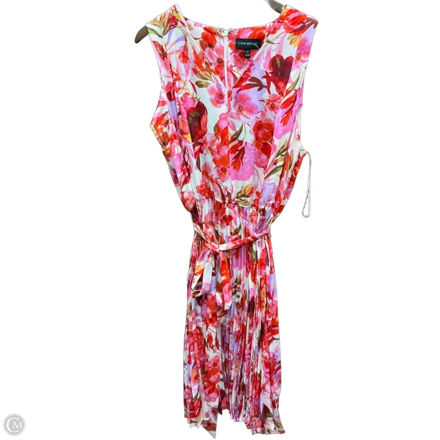Dress Casual Midi By Lane Bryant In Floral Print, Size: 2x