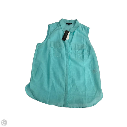 Top Sleeveless By Banana Republic In Blue, Size: M