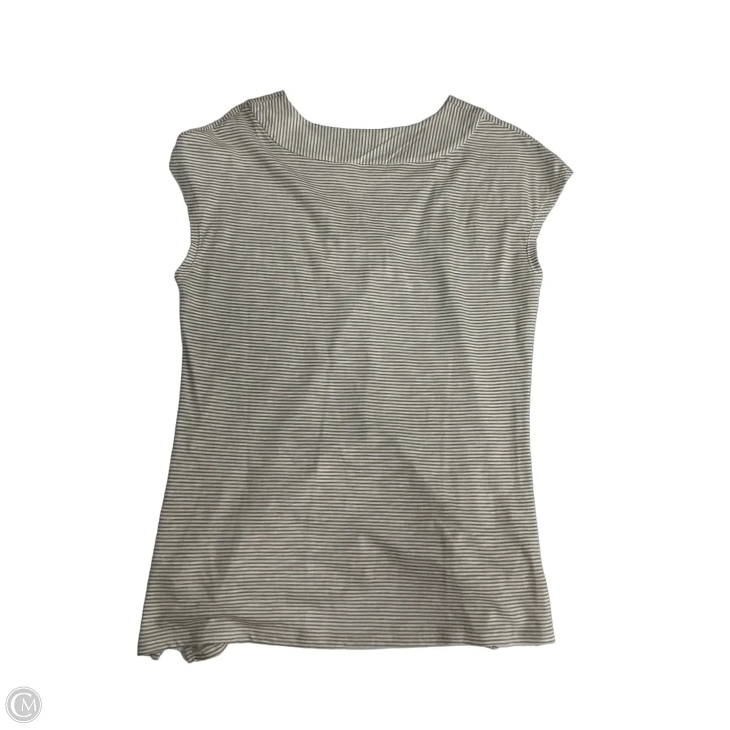 Top Short Sleeve By Jane And Delancey In Striped Pattern, Size: M
