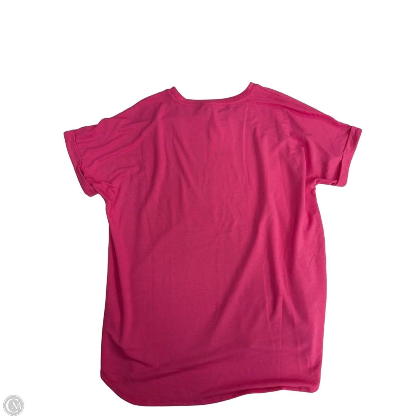 Top Short Sleeve Basic By Crown And Ivy In Pink, Size: Xl