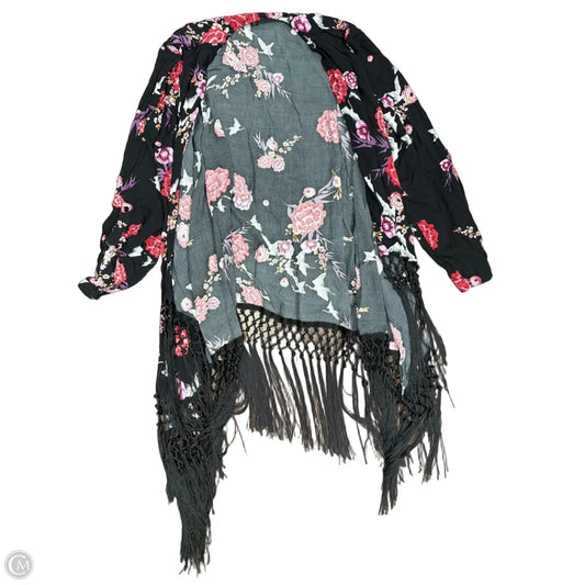 Kimono By Torrid In Floral Print, Size: 3x