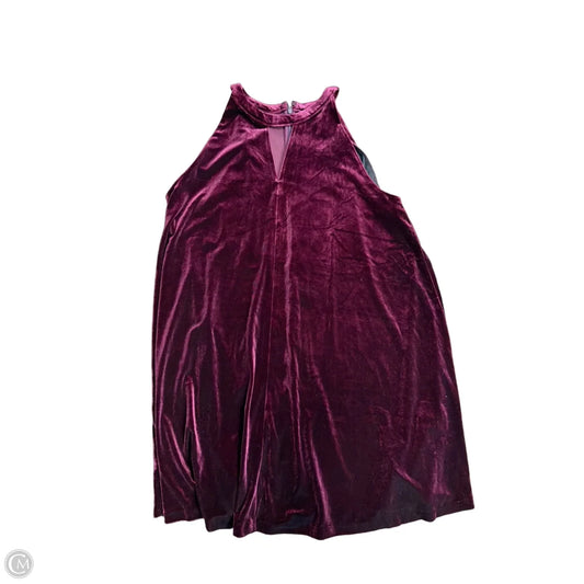 Dress Party Midi By Cynthia Rowley In Maroon, Size: Xl