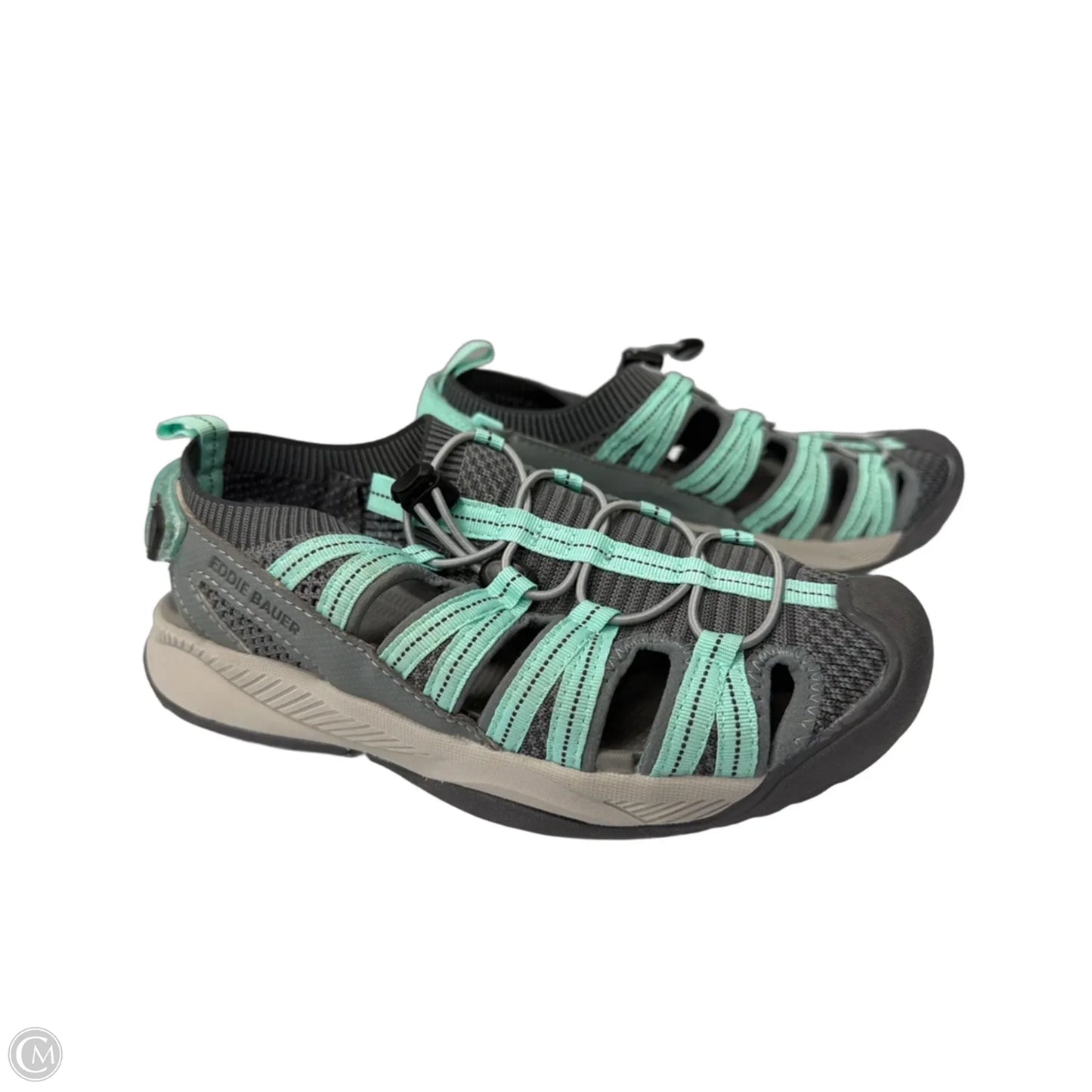 Shoes Athletic By Eddie Bauer In Green & Grey, Size: 6