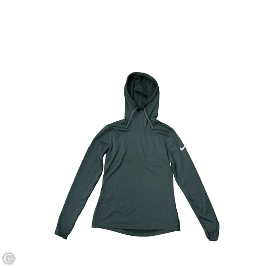 Athletic Top Long Sleeve Hoodie By Nike Apparel In Black, Size: M