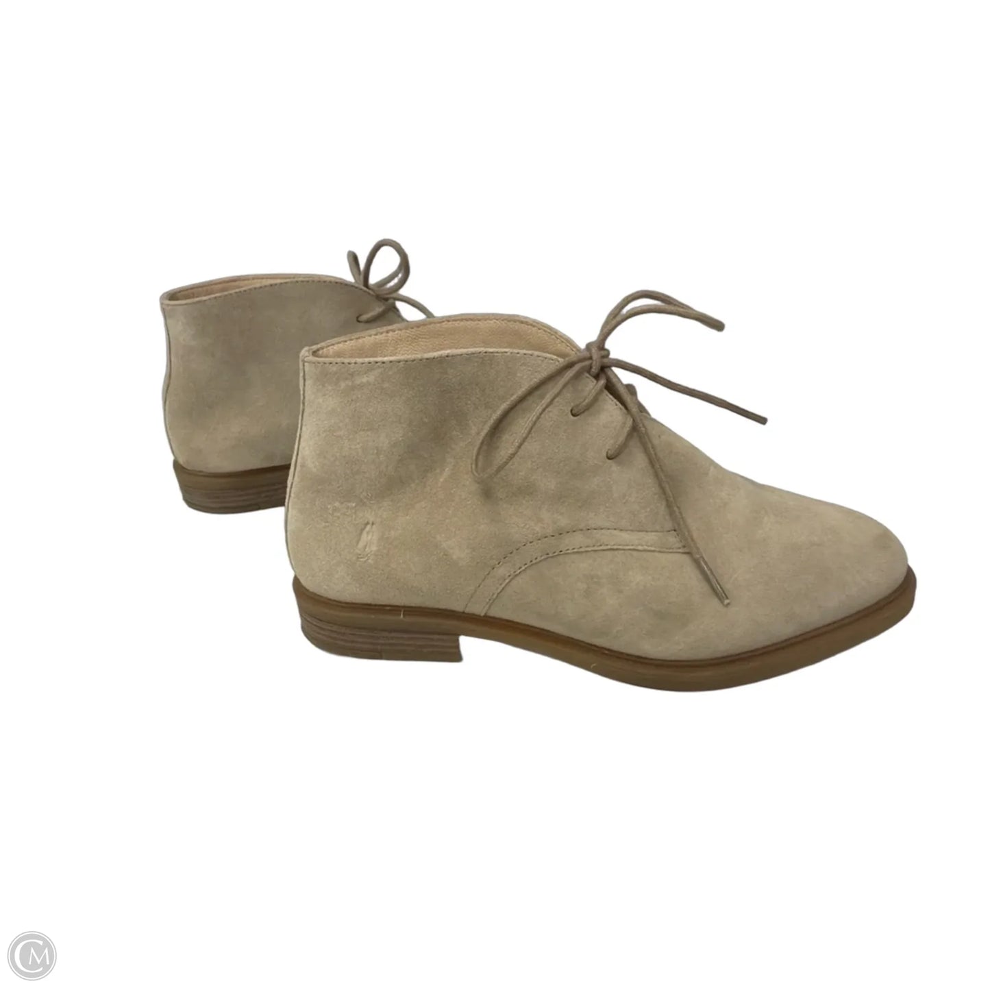 Boots Ankle Flats By Hush Puppies In Taupe, Size: 7.5