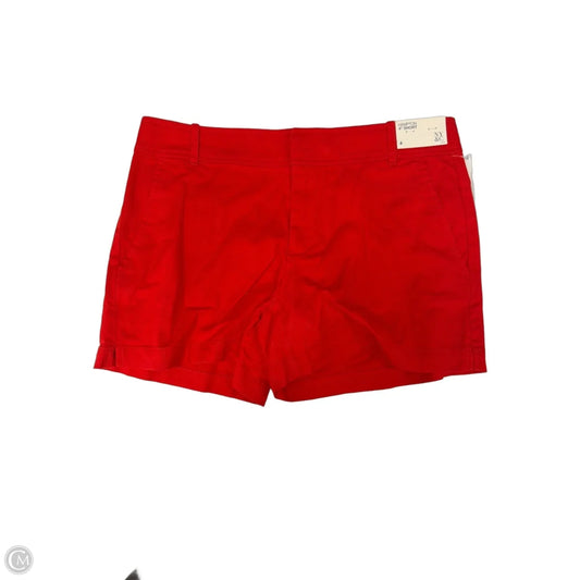 Shorts By New York And Co In Red Denim, Size: 4