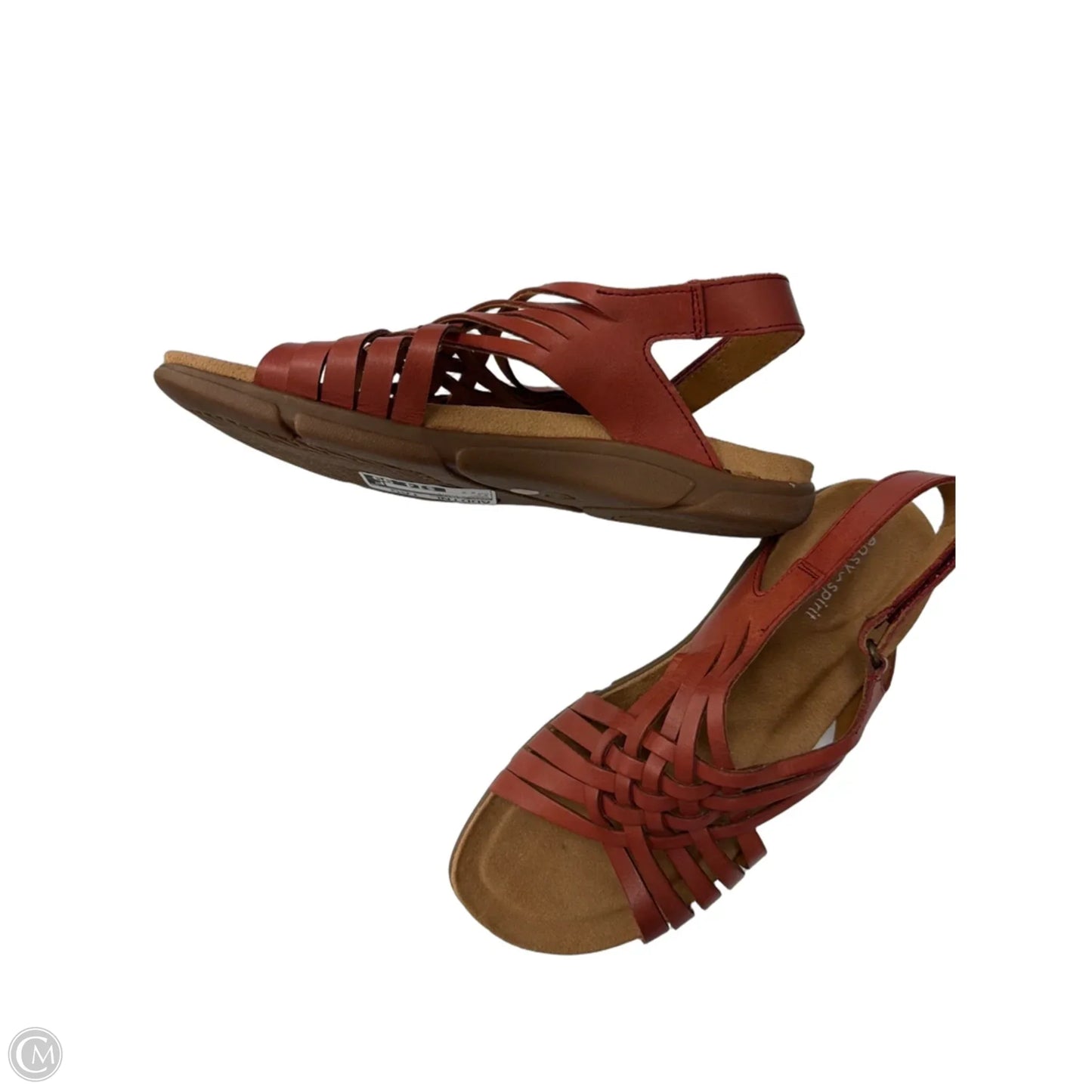 Sandals Flats By Easy Spirit In Brown, Size: 8.5