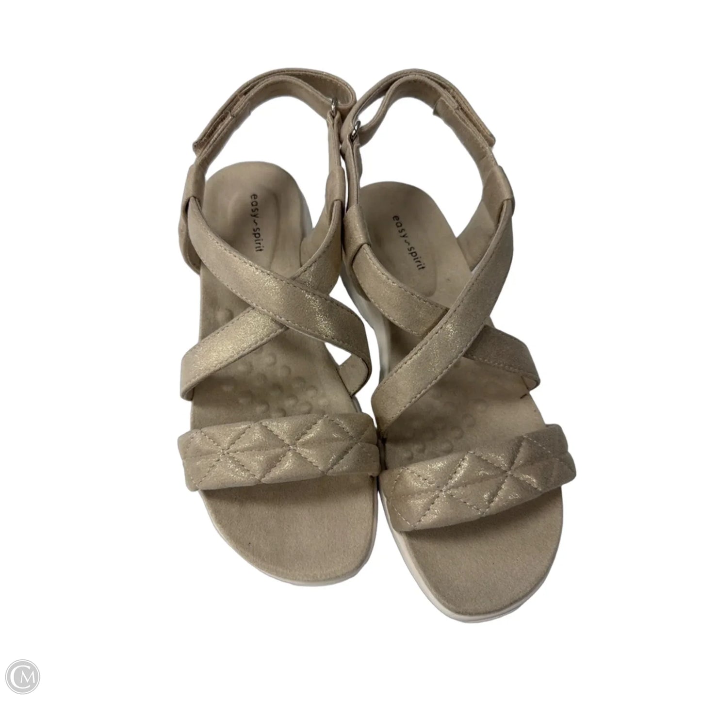 Sandals Flats By Easy Spirit In Tan, Size: 9