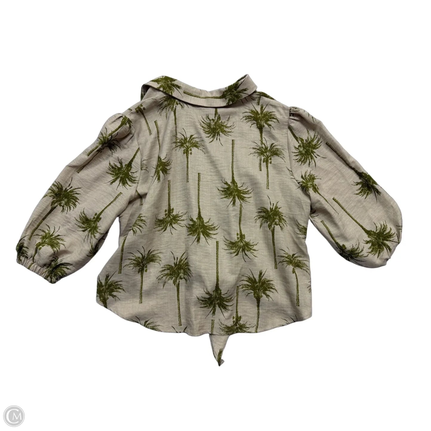 Top Long Sleeve By Clothes Mentor In Brown, Size: 2x