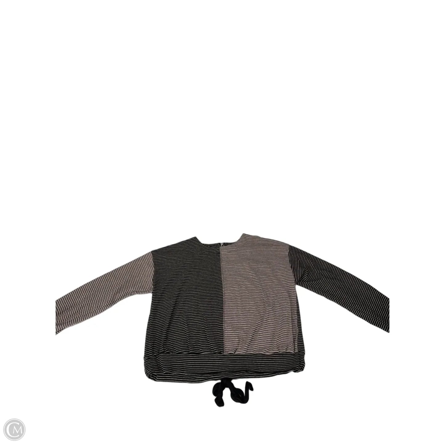 Top Long Sleeve By Doe & Rae In Striped Pattern, Size: S