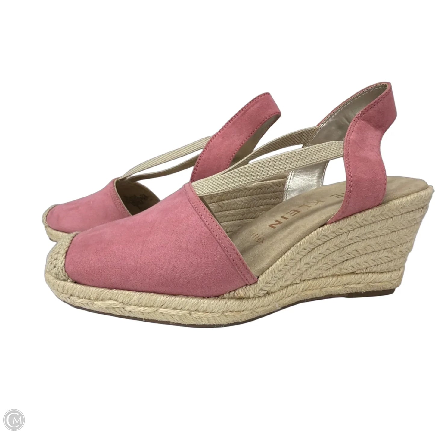 Shoes Heels Wedge By Anne Klein In Pink, Size: 7.5