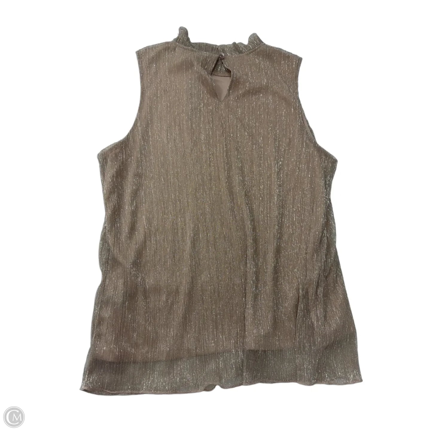Top Sleeveless By Adiva In Pink, Size: L