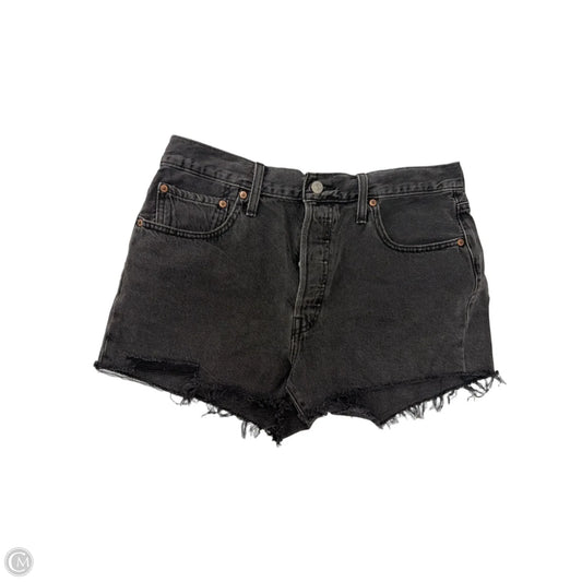 Shorts By Levis In Black Denim, Size: 12