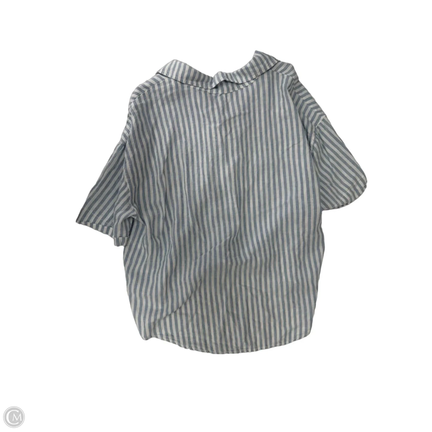 Top Short Sleeve By Dip In Striped Pattern, Size: L