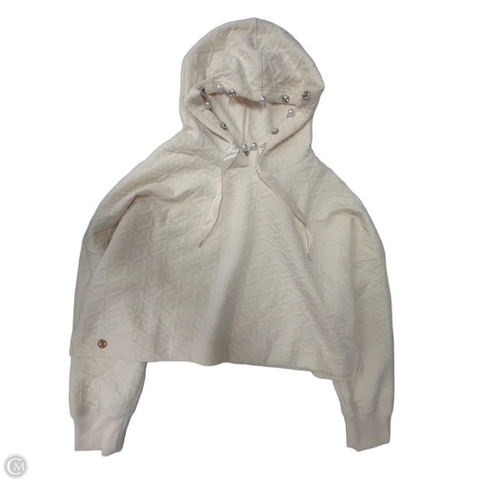 Top Long Sleeve By Simply Southern In Cream, Size: L