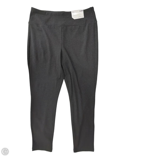 Pants Leggings By Stylus In Grey, Size: 12
