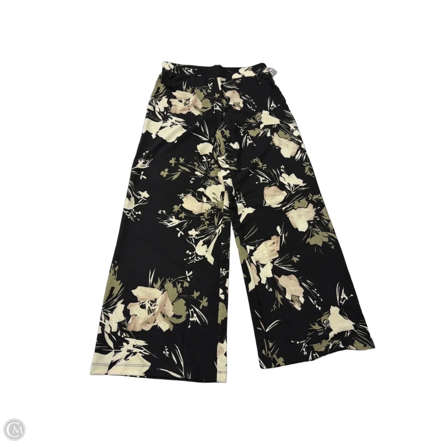 Pants Wide Leg By Isaac Mizrahi Live Qvc In Floral Print, Size: 4