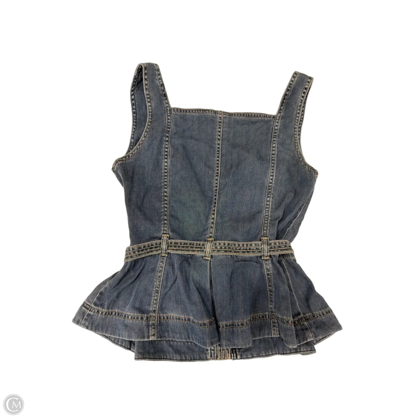 Tank Top By White House Black Market In Blue Denim, Size: Xs