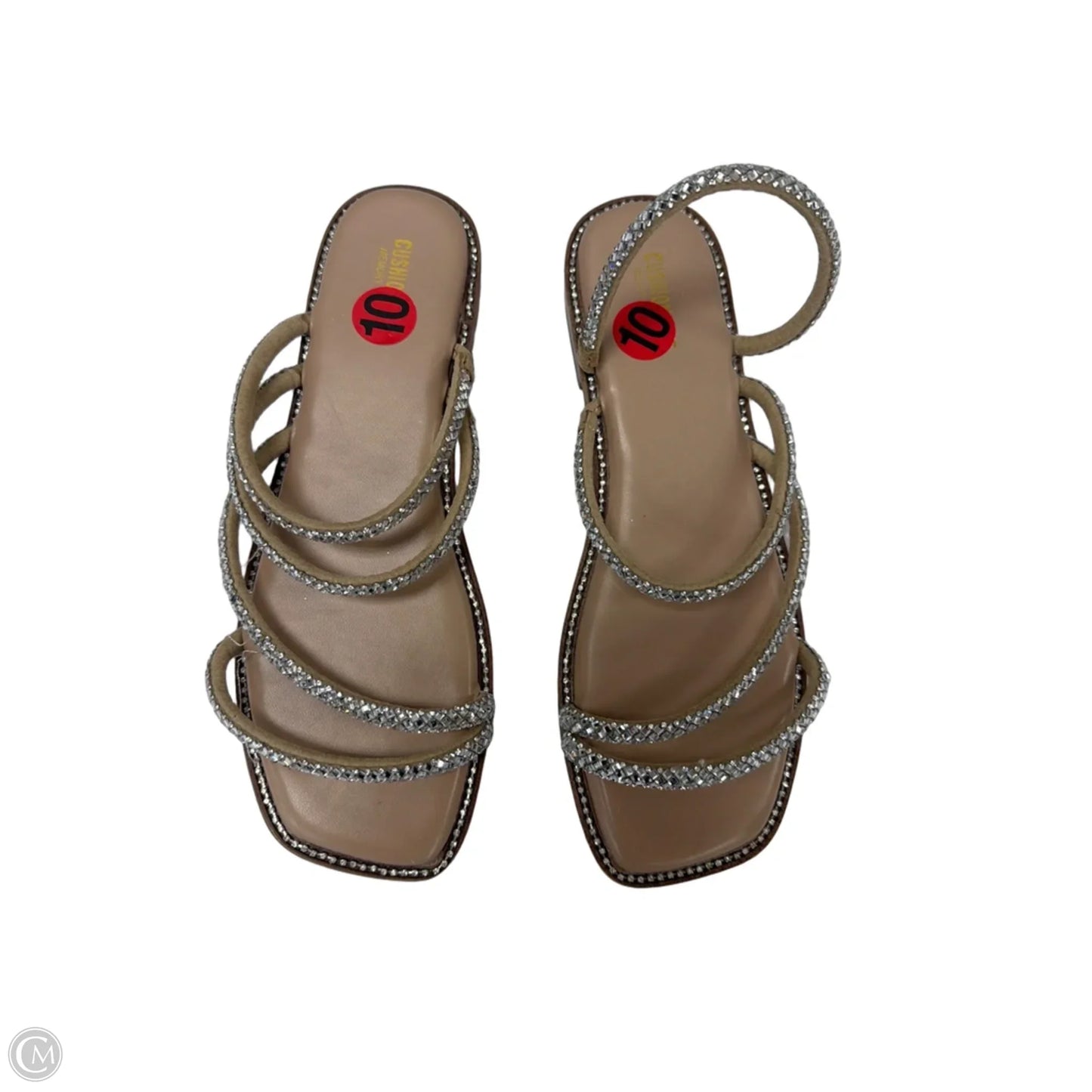 Sandals Flats By Cushionaire In Tan, Size: 10