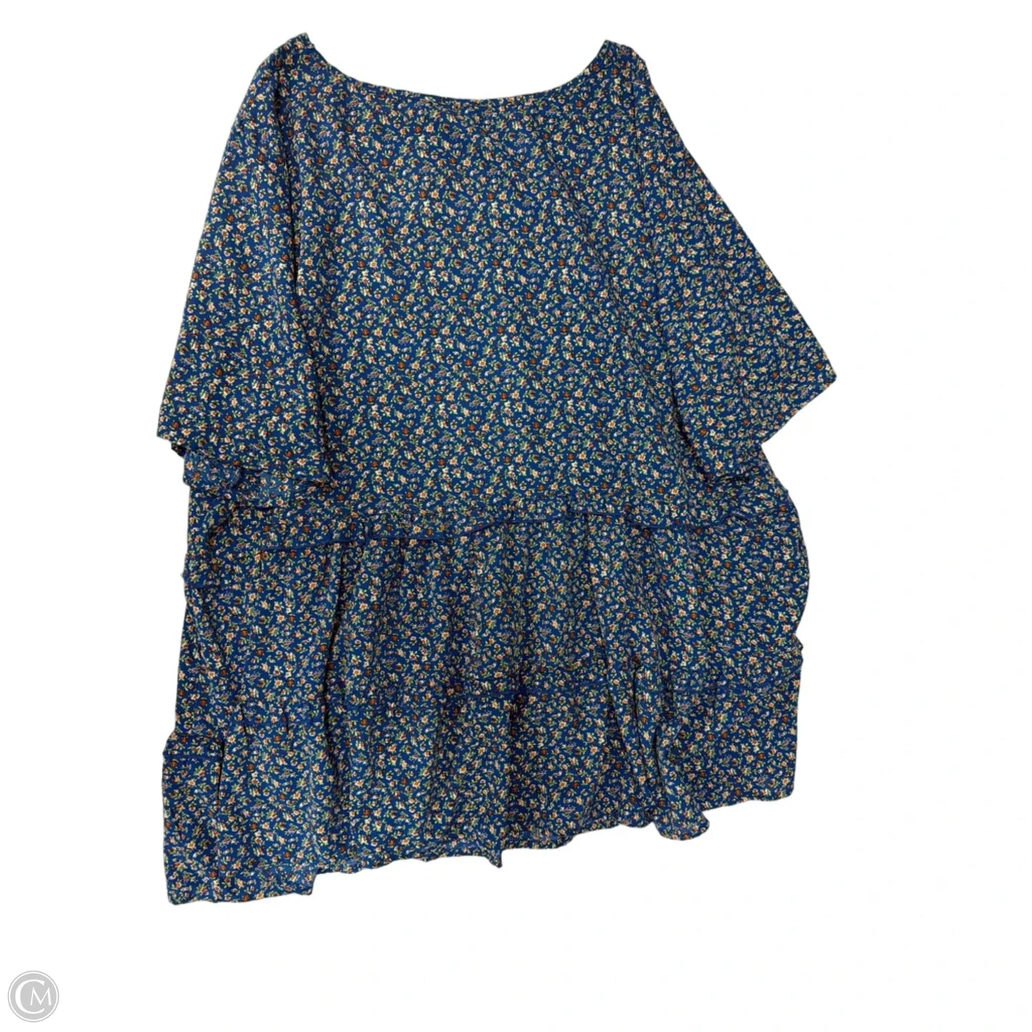 Top Short Sleeve By Bloomchic In Floral Print, Size: 2x