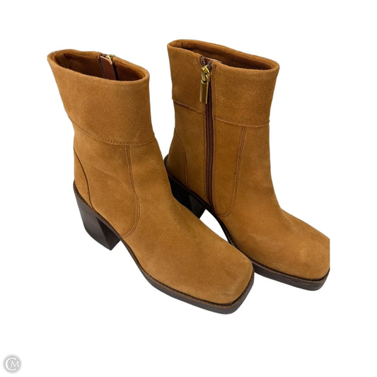 Boots Ankle Flats By Croft And Barrow In Brown, Size: 7.5