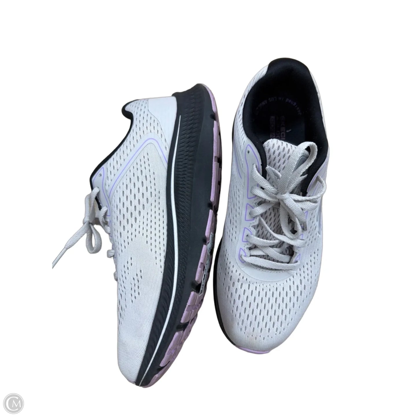 Shoes Athletic By Skechers In Grey, Size: 8