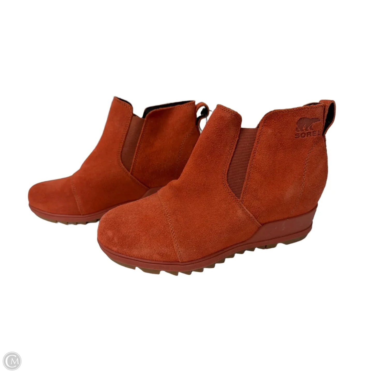 Boots Ankle Heels By Sorel In Orange, Size: 8.5