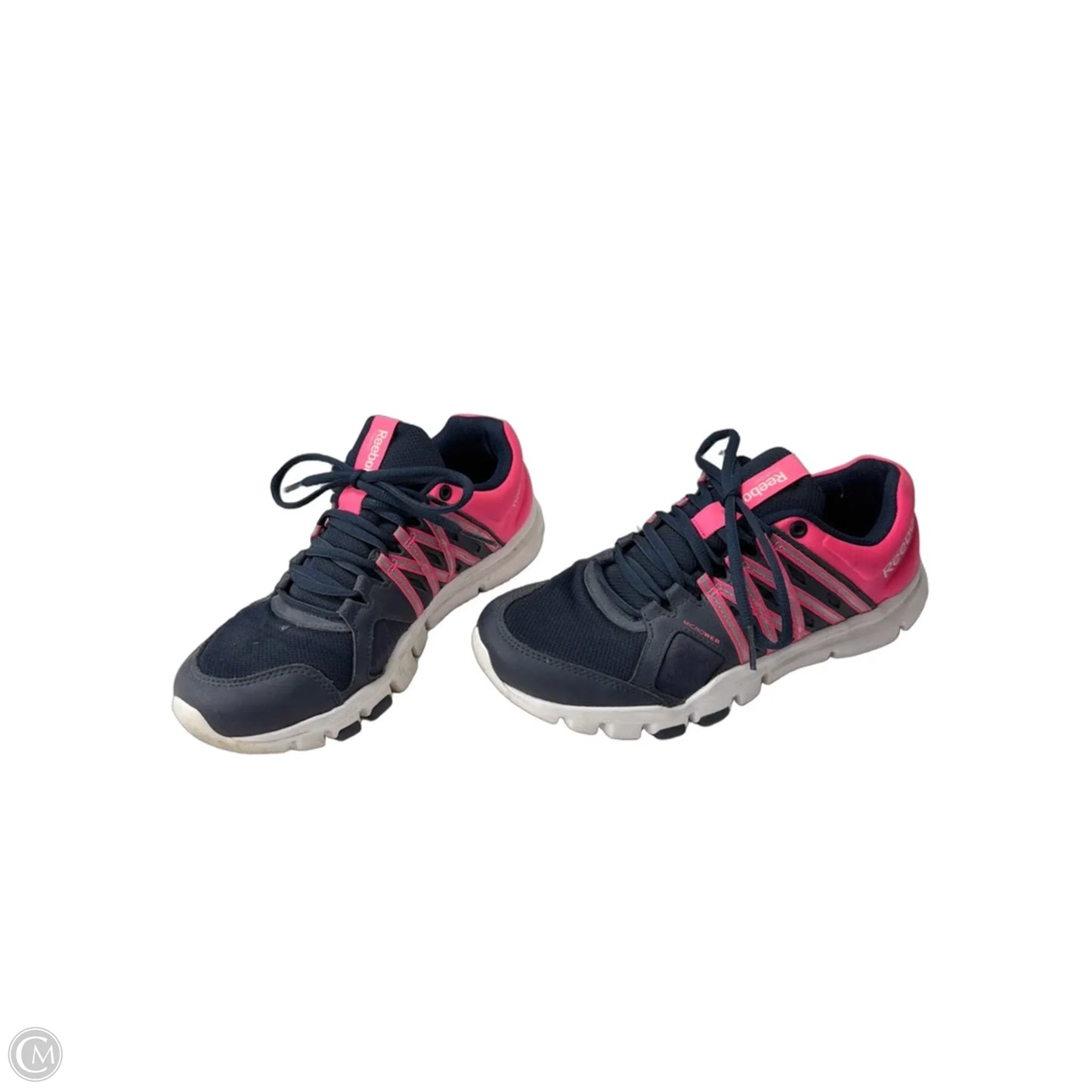 Shoes Athletic By Reebok In Blue & Pink, Size: 8.5