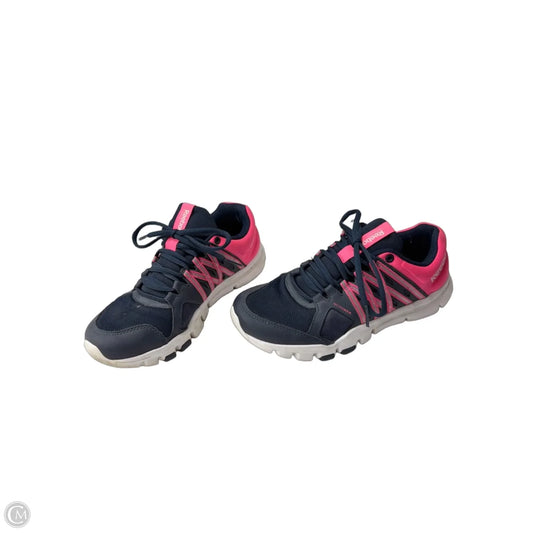 Shoes Athletic By Reebok In Blue & Pink, Size: 8.5