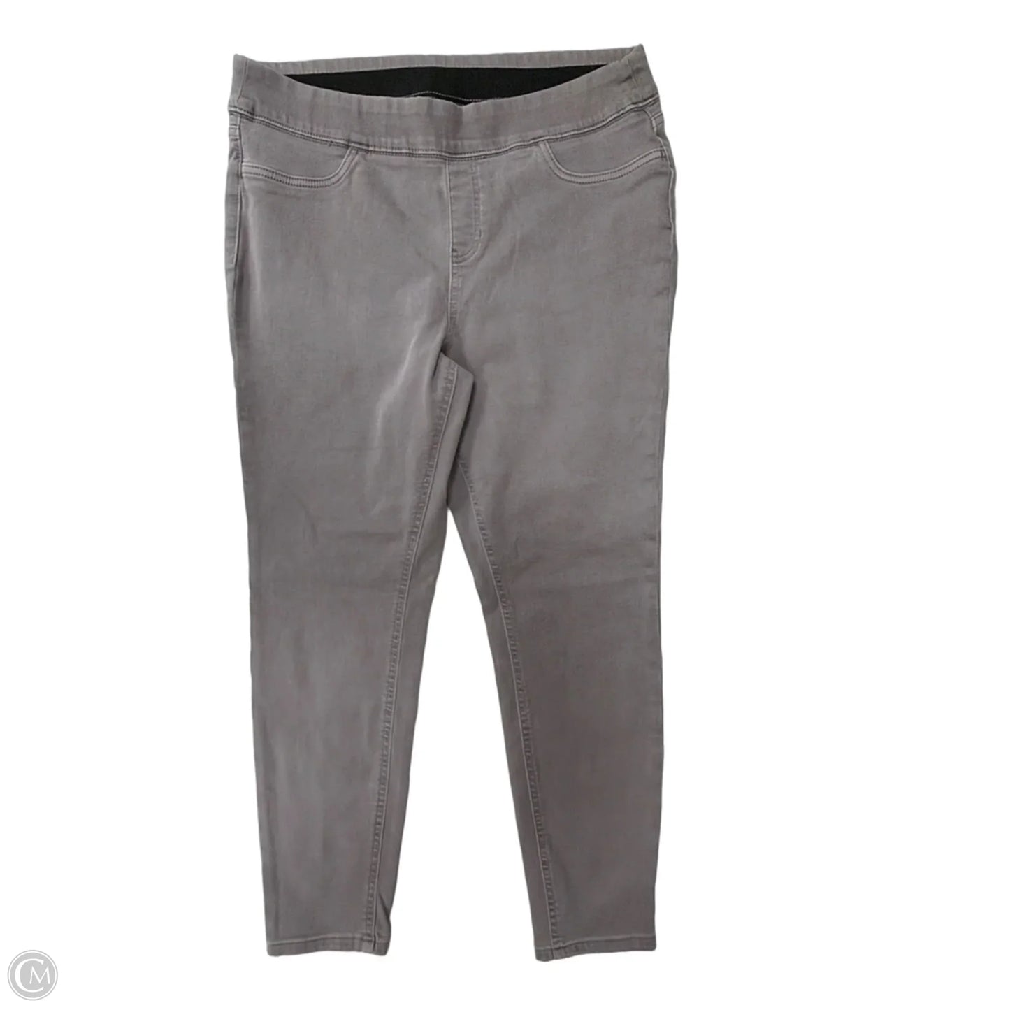 Jeans Jeggings By D Jeans In Grey Denim, Size: 14