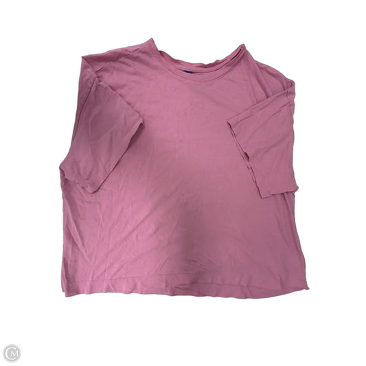 Top Short Sleeve Basic By Old Navy In Pink, Size: 1x