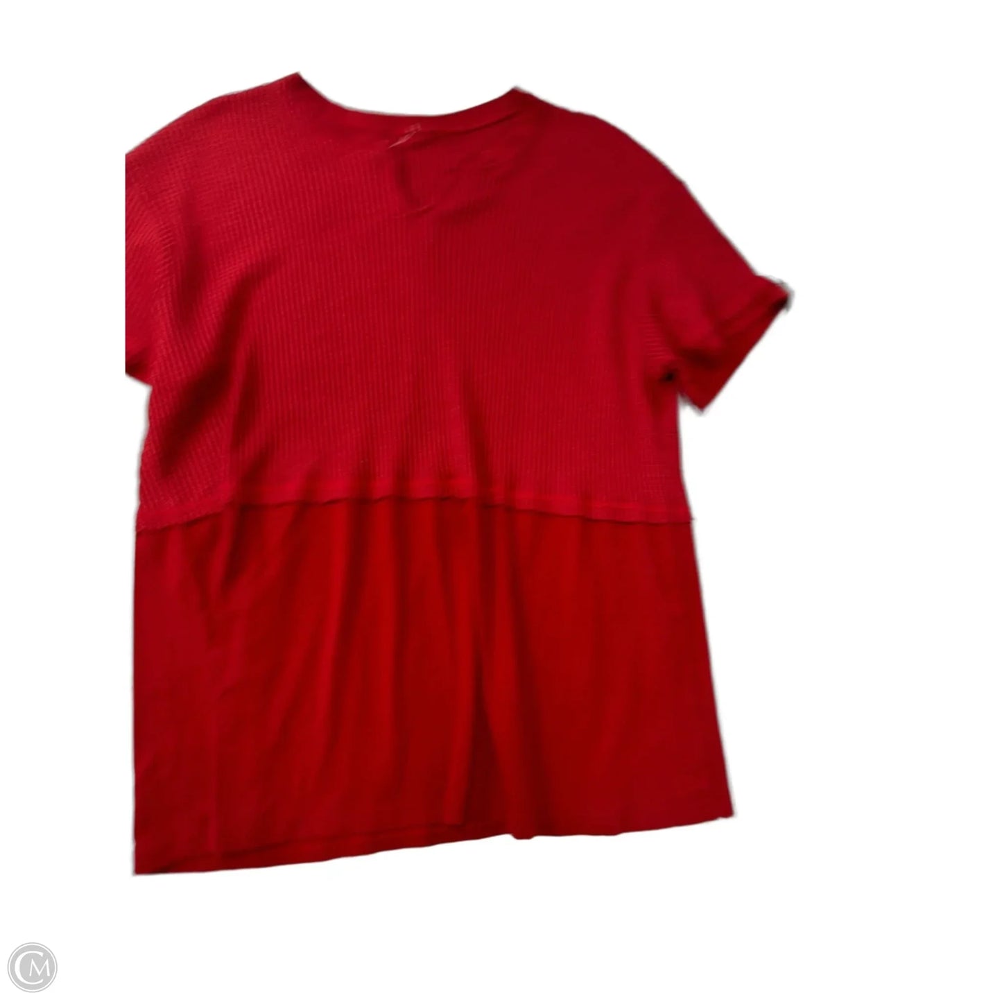 Top Short Sleeve By Clothes Mentor In Red, Size: Xl