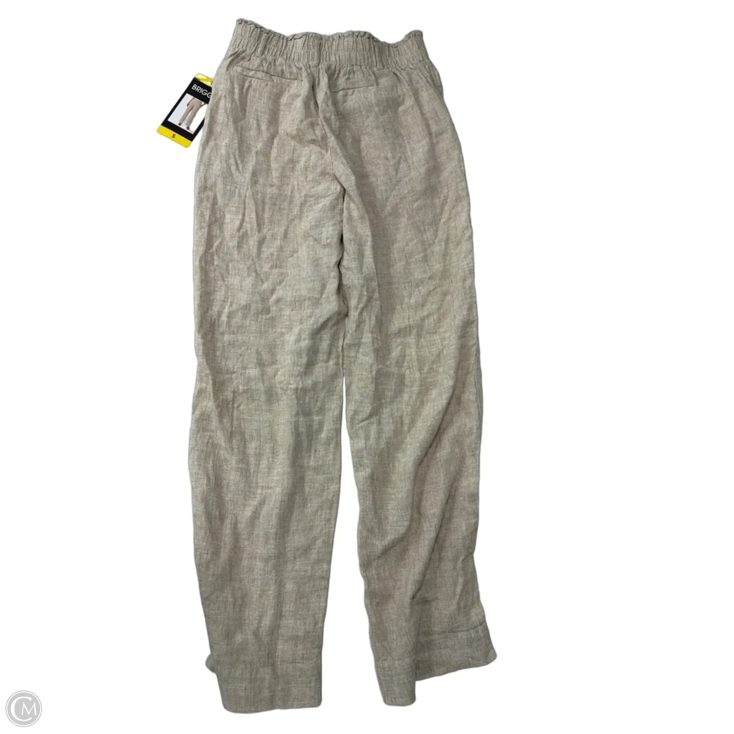 Pants Linen By Briggs In Tan, Size: 4