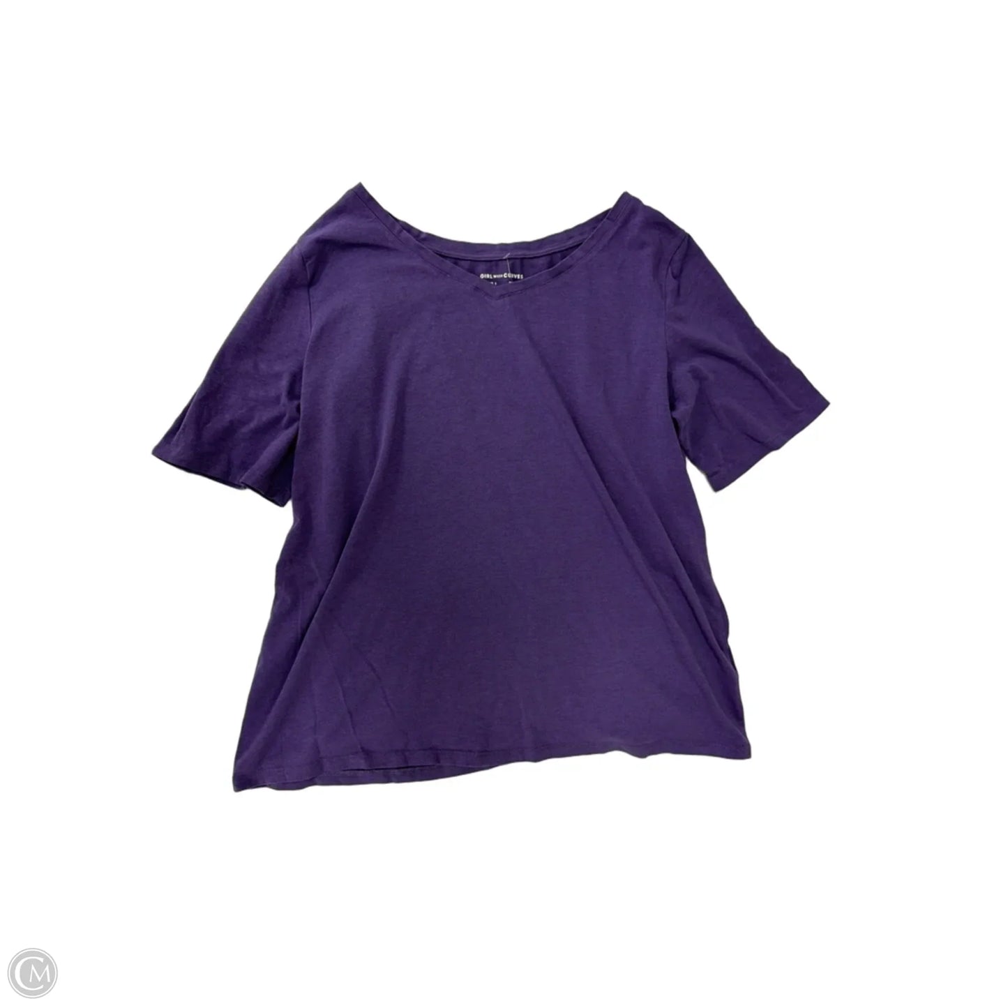 Top Short Sleeve Basic By Clothes Mentor In Purple, Size: S