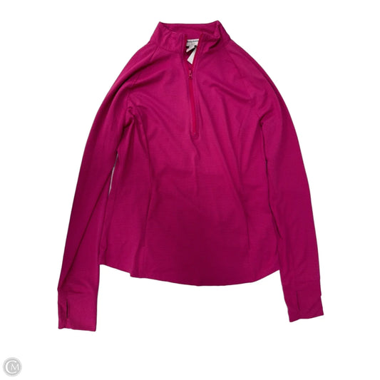 Athletic Top Long Sleeve Collar By Tommy Bahama In Pink, Size: M