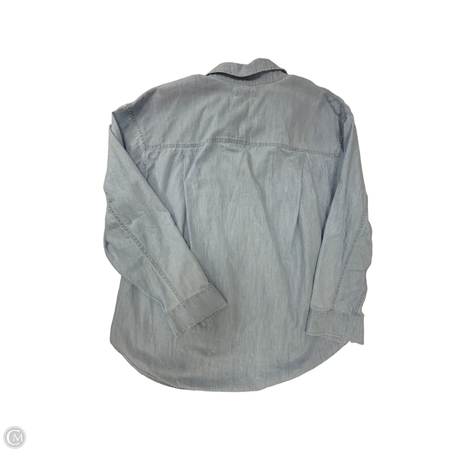 Top Long Sleeve By Sonoma In Blue Denim, Size: 1x
