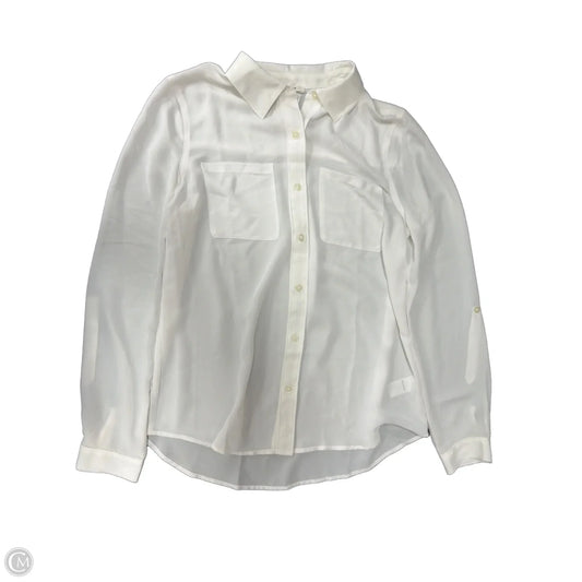 Top Long Sleeve By Maurices In White, Size: S