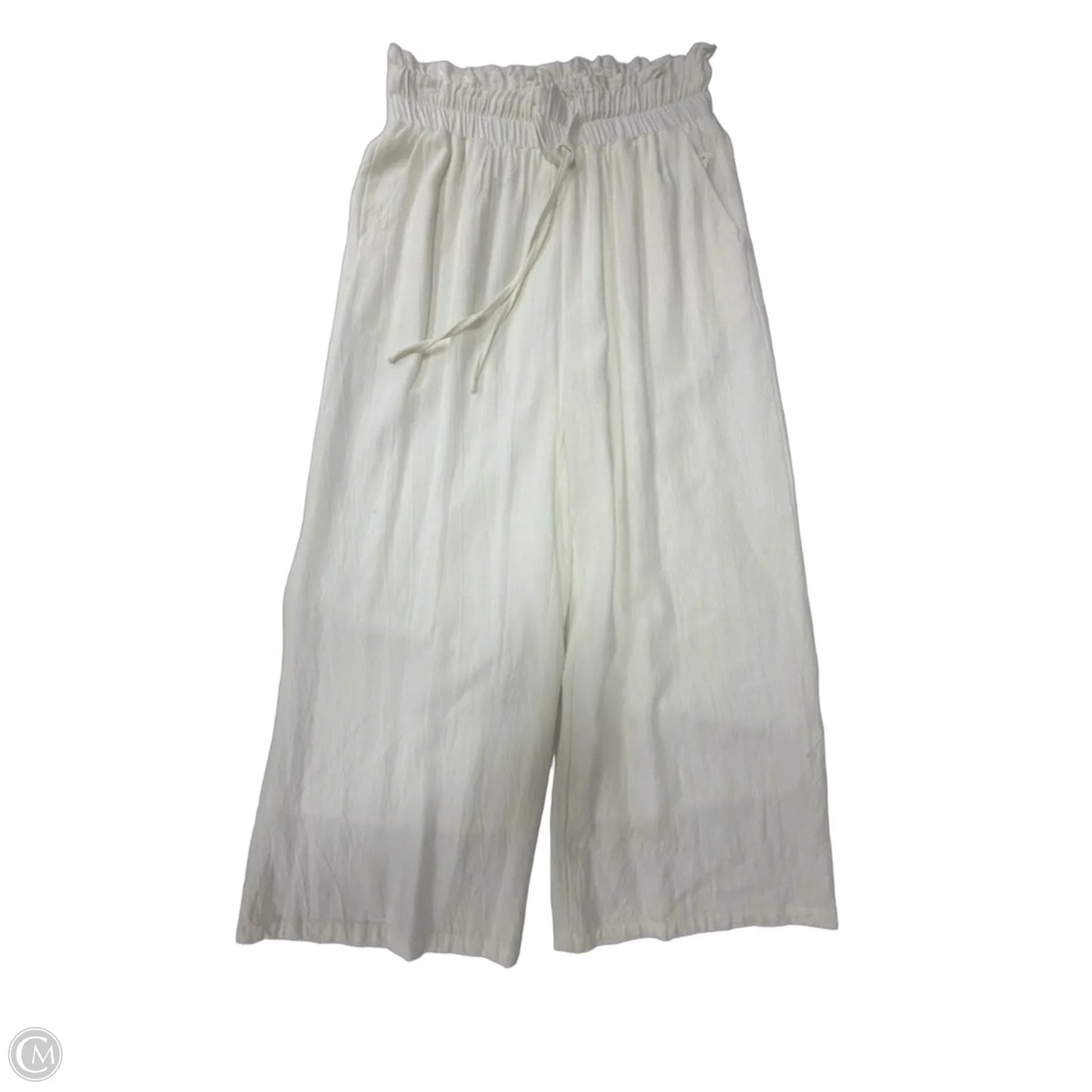 Pants Linen By Clothes Mentor In White, Size: 4