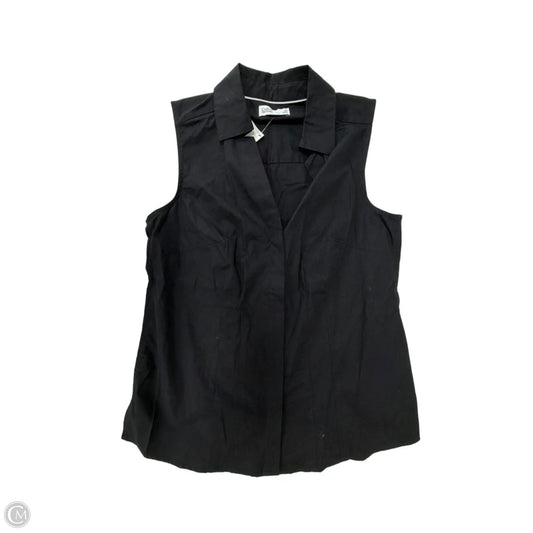Top Sleeveless By Croft And Barrow In Black, Size: Xs