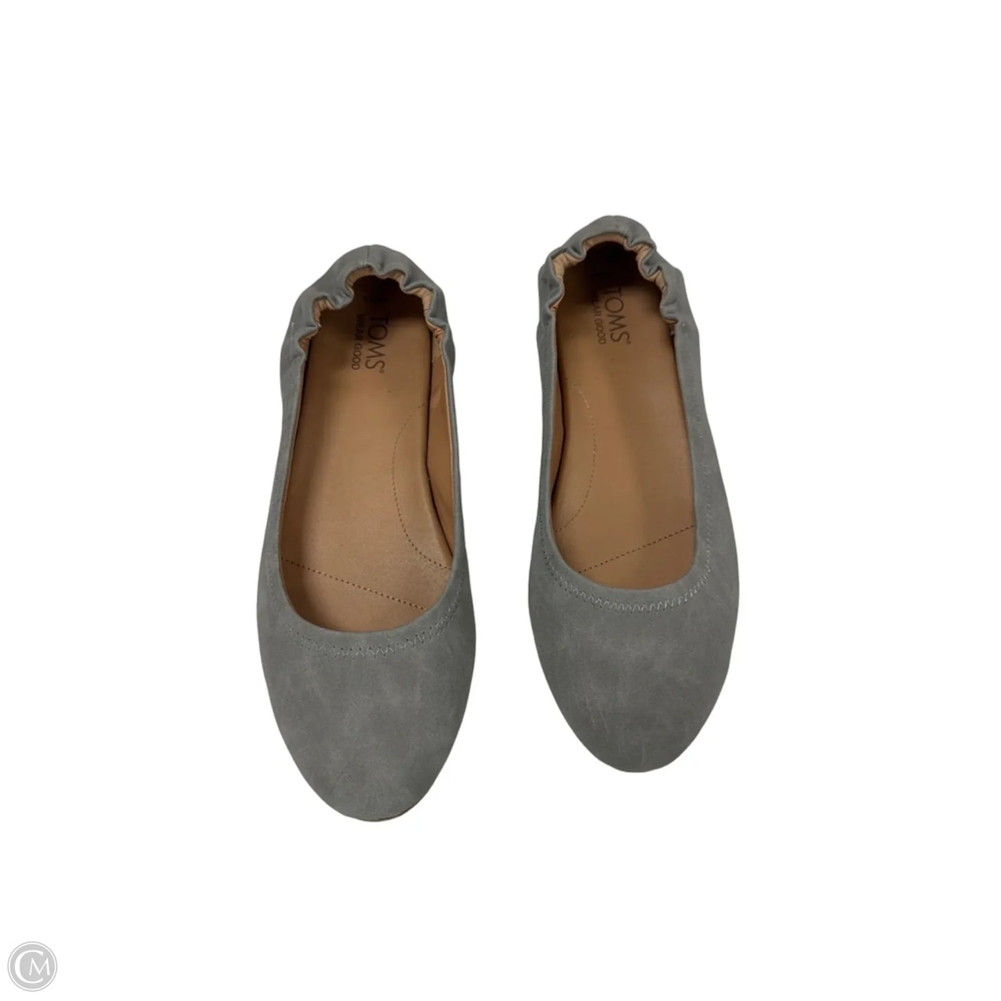 Shoes Flats By Toms In Grey, Size: 8