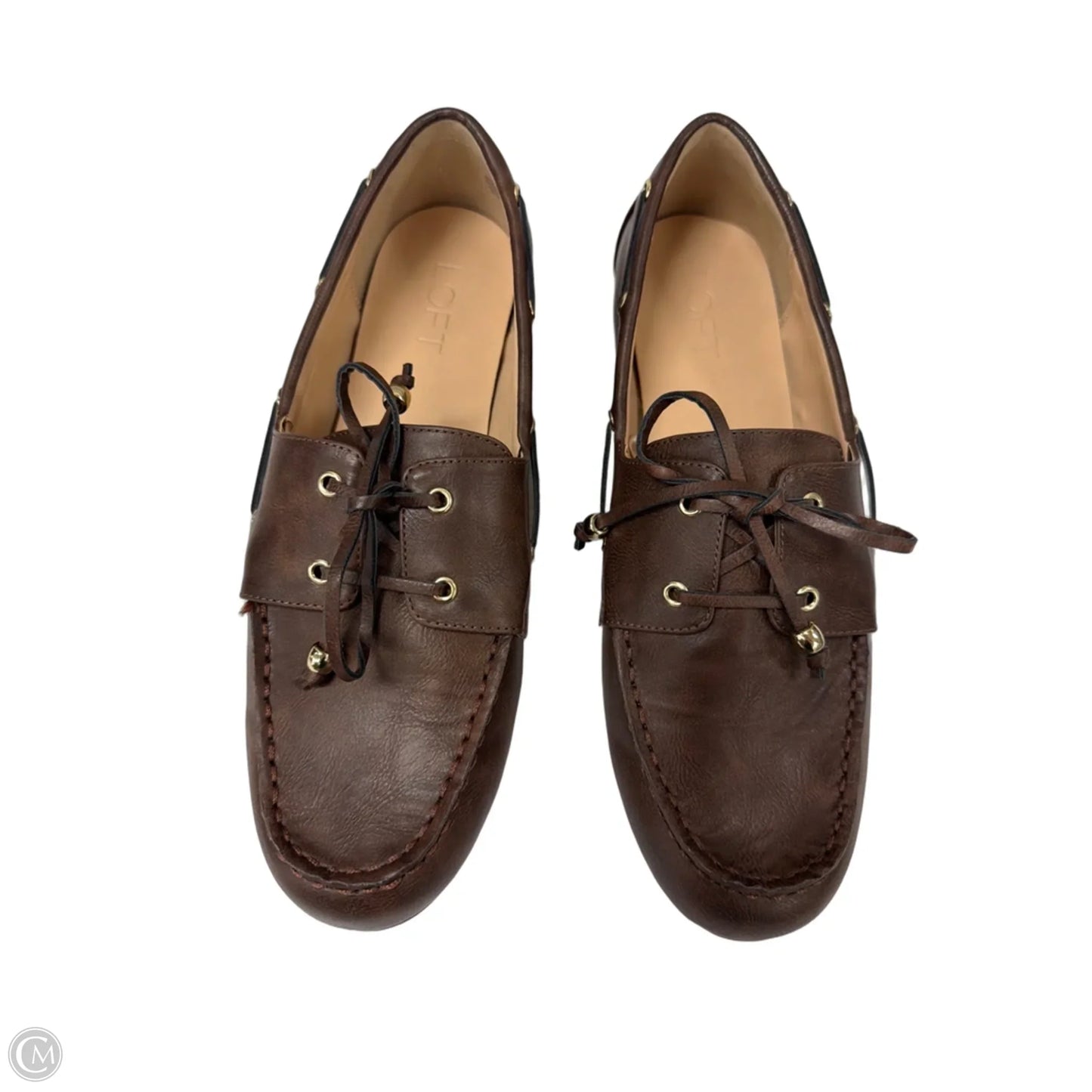 Shoes Flats By Loft In Brown, Size: 9