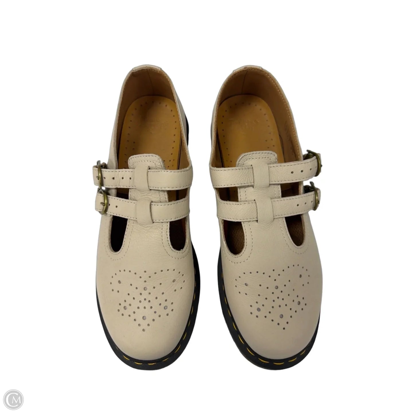Shoes Flats By Dr Martens In Tan, Size: 11