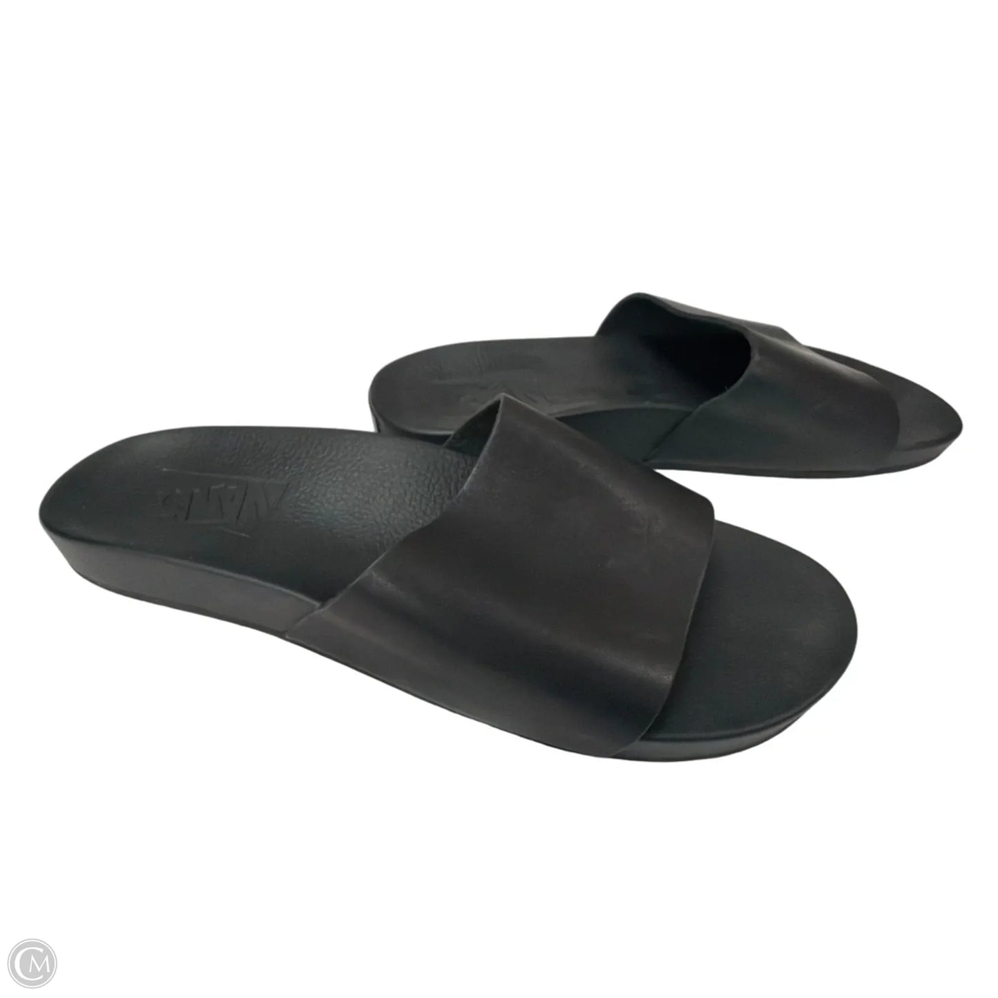 Shoes Flats By Vans In Black, Size: 6.5