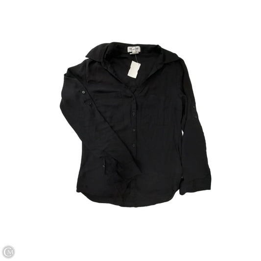 Top Long Sleeve By Express In Black, Size: S